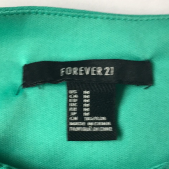 Beautiful teal forever 21 dress - Picture 3 of 4